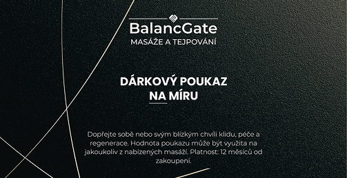 BalancGate - náhled dárkového poukazu na míru